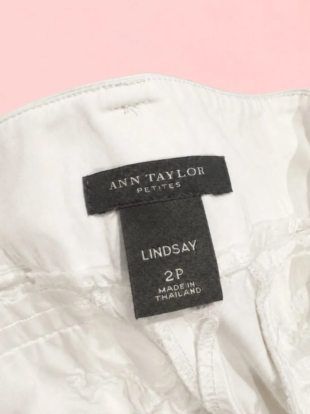 Ann Taylor Petites Lindsay White Wide Leg Pants | Size 2P